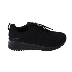 Skechers Bobs Memory Foam Sneakers Women Size 7 Black Athletic Shoes 117178